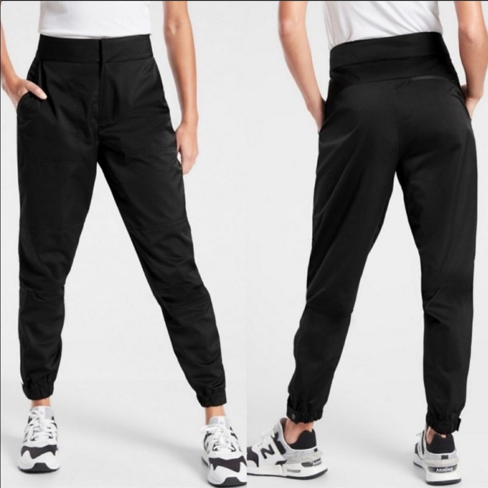 Athleta Radiant Black Jogger Pants size 2 - Picture 1 of 5